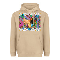 Mushroom easter farm chicken chick rooster daisys butterfly sunflower eggs glit Heavyweight Hoodie - Artiststas