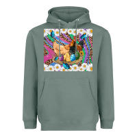 Sage easter farm chicken chick rooster daisys butterfly sunflower eggs glit Heavyweight Hoodie - Artiststas