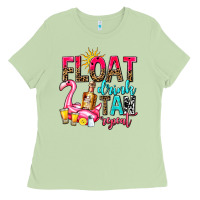 Matcha float drink tan repeat Ladies Tee - AdoDesignShop