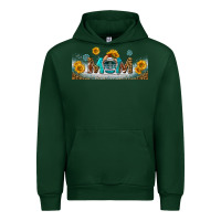 Forest Green american football mom libbey glass Urban Hoodie - BundleAndBundleShop