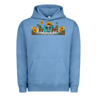 Pigment Pebble Blue american football mom libbey glass Urban Hoodie - BundleAndBundleShop