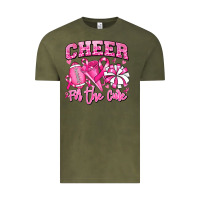 Vintage Olive cheer for the cure american football Vintage Tee - RanaPortraitStore