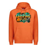 Carrot camping life Premium Hoodie - NancyCooperArtShop