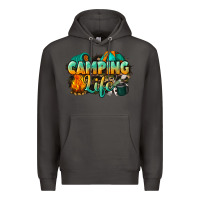 Smoke camping life Premium Hoodie - NancyCooperArtShop