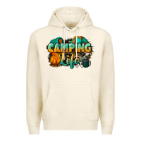 Tofu camping life Premium Hoodie - NancyCooperArtShop