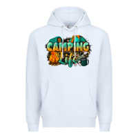 White camping life Premium Hoodie - NancyCooperArtShop