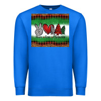 True Royal Peace Love Christmas Trees Premium Sweatshirt - Jasminsmagicworld