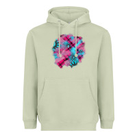 Matcha v.d gemstone's patches Heavyweight Hoodie - AdoDesignShop