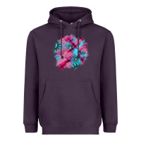 Plum v.d gemstone's patches Heavyweight Hoodie - AdoDesignShop