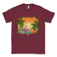 Burgundy beach vibes Classic Tee - SublimationCraftShop