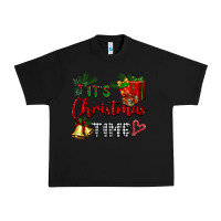 Black it's Christmas time Urban Heavy Tee - BarkalooDesign