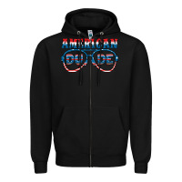 Black american dude Zipper Hoodie - HRA Design Shop