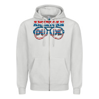 Dove Grey american dude Zipper Hoodie - HRA Design Shop