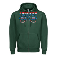 Sports Green american dude Zipper Hoodie - HRA Design Shop