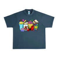 Midnight Navy school coffee cups Urban Heavy Tee - Zillion Design Studio