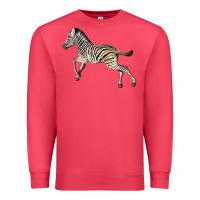 Cardinal Baby Zebra Premium Sweatshirt - LillyAllenDesigns