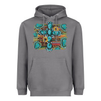 Storm western gemstone cross sunflowers serape leopard glitter Heavyweight Hoodie - Artiststas
