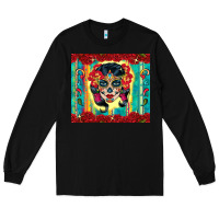 Black sugar skull tumbler 3 Long Sleeve Tee - CTS Tumbler Store