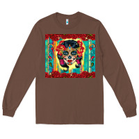 Chestnut sugar skull tumbler 3 Long Sleeve Tee - CTS Tumbler Store
