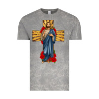 Cloud Rock jesus christ cross Vintage Tee - texasbilliewilder
