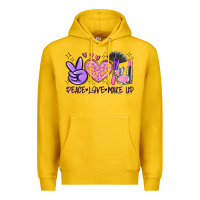 Lemon peace love make up Premium Hoodie - MaliasSmallBusiness