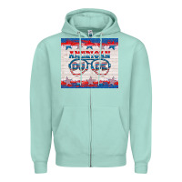 Seafoam American dude Zipper Hoodie - HRA Design Shop