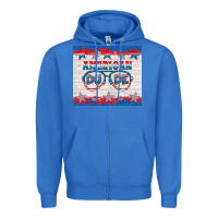 True Royal American dude Zipper Hoodie - HRA Design Shop