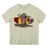 Mossy softball vibes Heavy Core Tee - SublimationCraftShop