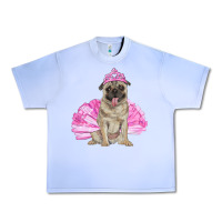 Grape Ice Balerina pug with tutu Urban Heavy Tee - RanaPortraitStore
