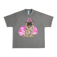 Balerina Pug With Tutu Urban Heavy Tee | Teevron
