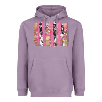 Lavender v.d cow and lotus brushstrock Heavyweight Hoodie - AdoDesignShop