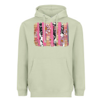 Matcha v.d cow and lotus brushstrock Heavyweight Hoodie - AdoDesignShop