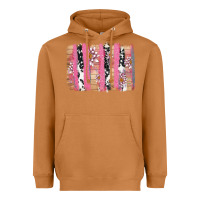 Meerkat v.d cow and lotus brushstrock Heavyweight Hoodie - AdoDesignShop