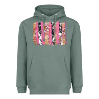 Sage v.d cow and lotus brushstrock Heavyweight Hoodie - AdoDesignShop