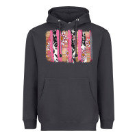 V.d Cow And Lotus Brushstrock Heavyweight Hoodie | Teevron