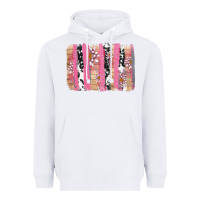 White v.d cow and lotus brushstrock Heavyweight Hoodie - AdoDesignShop
