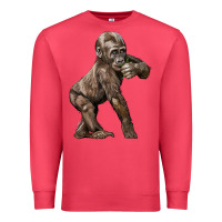 Cardinal Baby Gorilla Premium Sweatshirt - LillyAllenDesigns