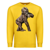 Lemon Baby Gorilla Premium Sweatshirt - LillyAllenDesigns