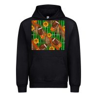 Black american football with sunflower tumbler Urban Hoodie - BundleAndBundleShop