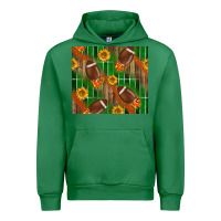 Emerald american football with sunflower tumbler Urban Hoodie - BundleAndBundleShop