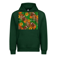 Forest Green american football with sunflower tumbler Urban Hoodie - BundleAndBundleShop