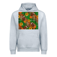 Heather Grey american football with sunflower tumbler Urban Hoodie - BundleAndBundleShop