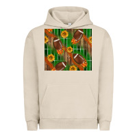 Pigment French Oak american football with sunflower tumbler Urban Hoodie - BundleAndBundleShop