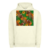 Pigment Pistachio american football with sunflower tumbler Urban Hoodie - BundleAndBundleShop
