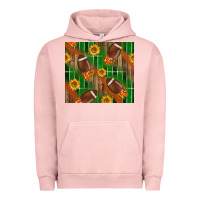 Pigment Salmon american football with sunflower tumbler Urban Hoodie - BundleAndBundleShop