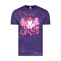 Cloud Purple tackle cancer halloween ghosts american football Vintage Tee - RanaPortraitStore