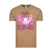 Tackle Cancer Halloween Ghosts American Football Vintage Tee | Teevron