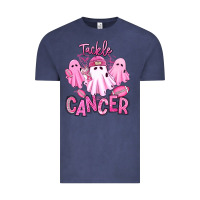 Vintage Denim tackle cancer halloween ghosts american football Vintage Tee - RanaPortraitStore