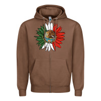 Chestnut mexico sunflower Zipper Hoodie - HRA Design Shop