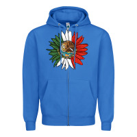 True Royal mexico sunflower Zipper Hoodie - HRA Design Shop